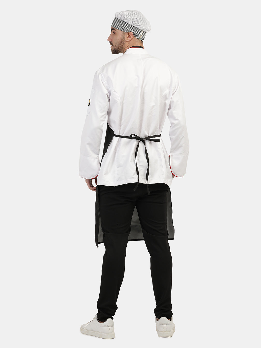 BLACK WATER PROOF LONG APRON