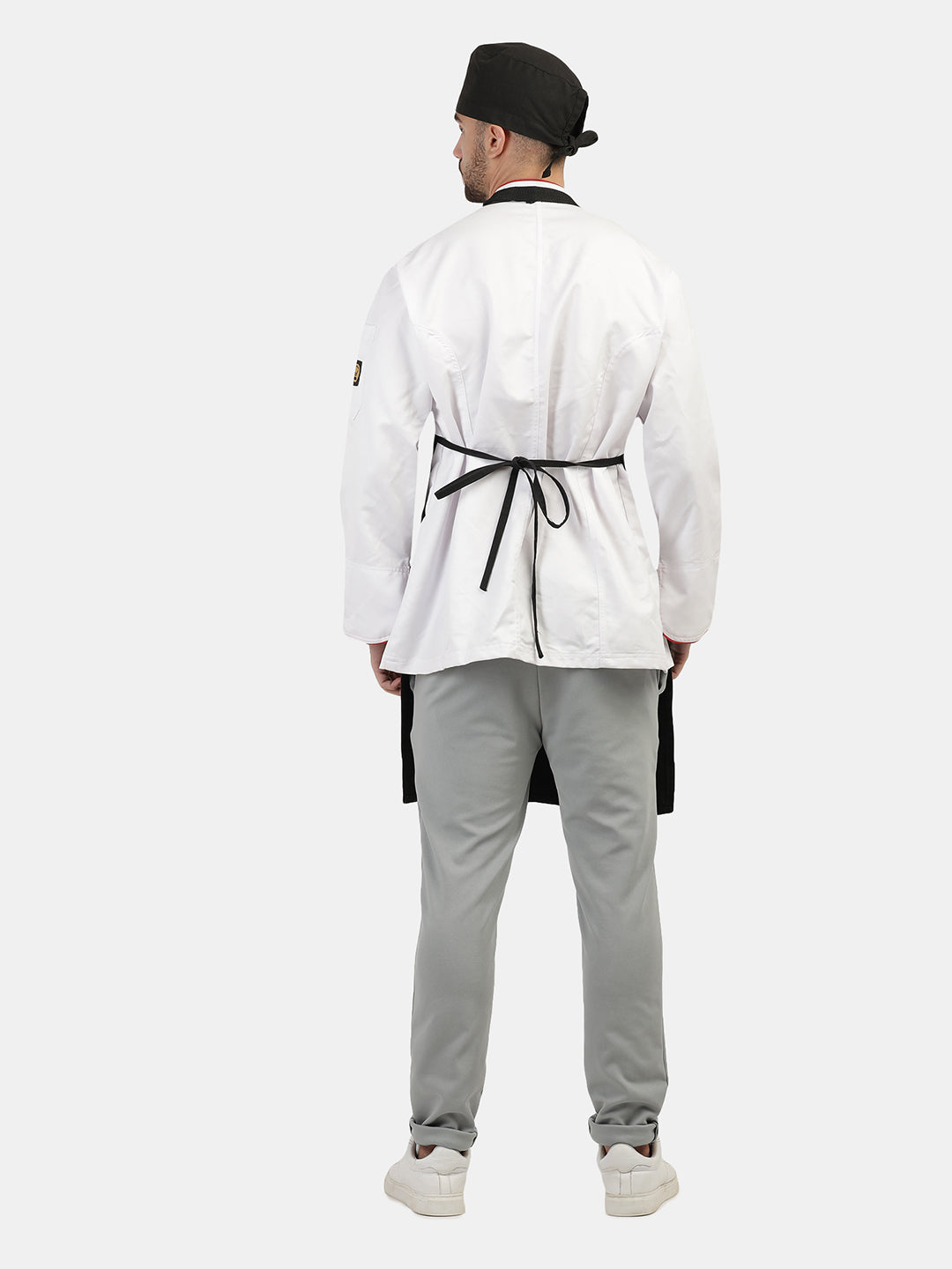 CLASSIC BLACK LONG APRON