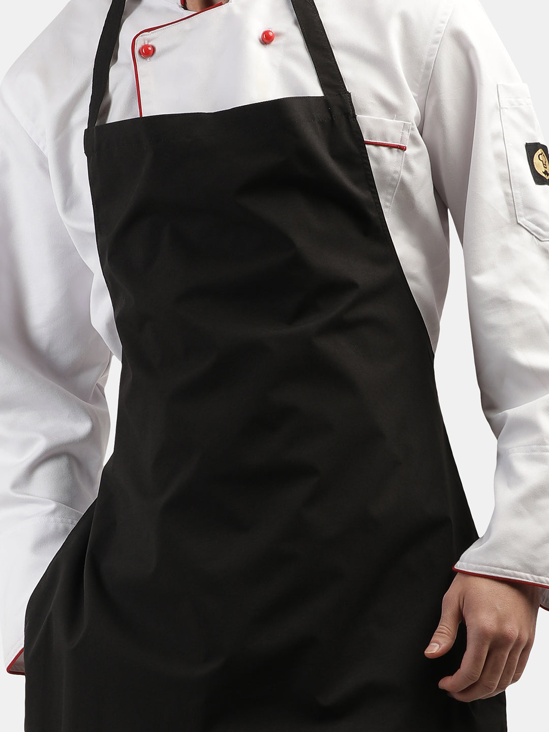 BLACK WATER PROOF LONG APRON