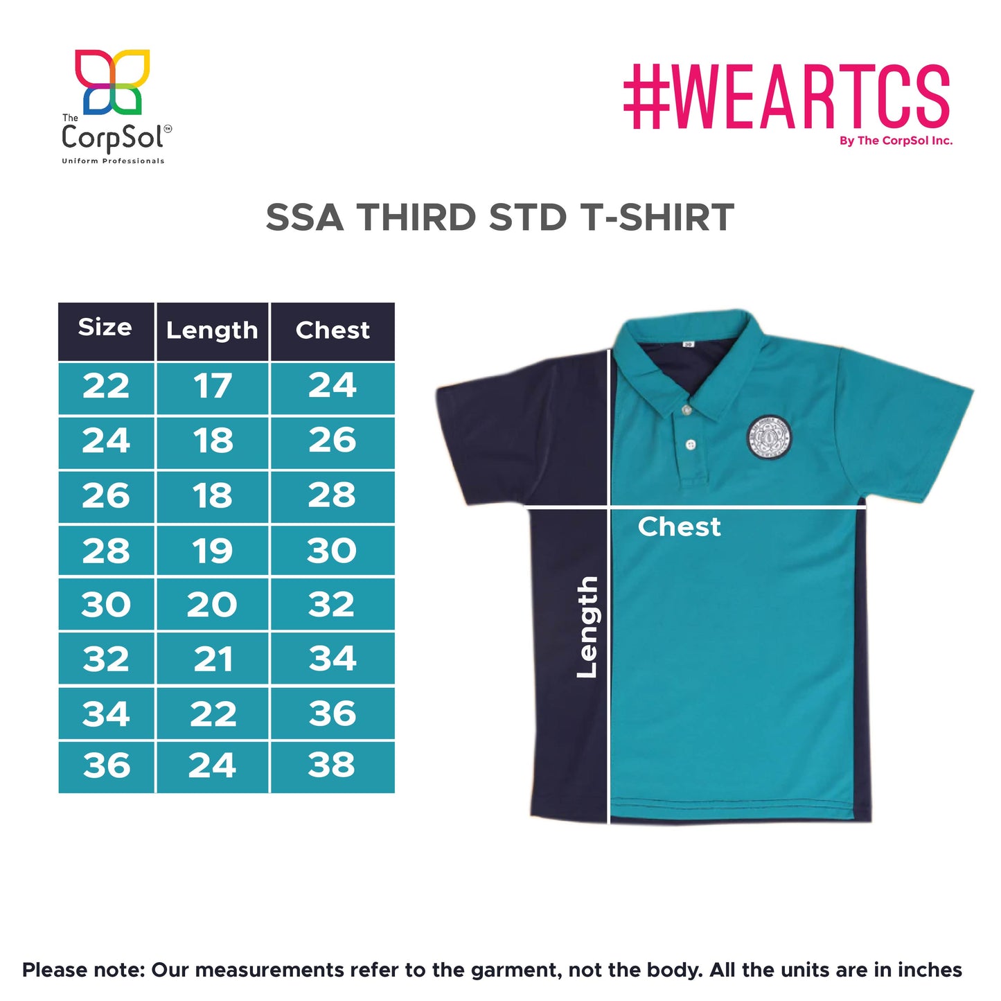 SSA FOURTH STD T-SHIRT