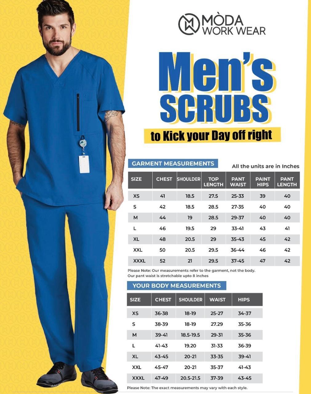 Spunny Scrub Suit Set Black