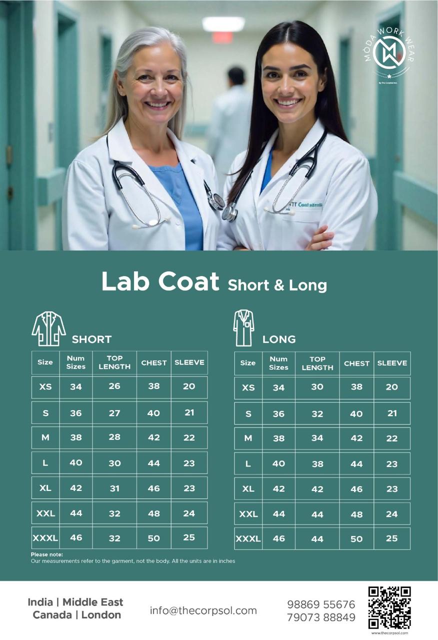 Labcoat Short Half Sleeve