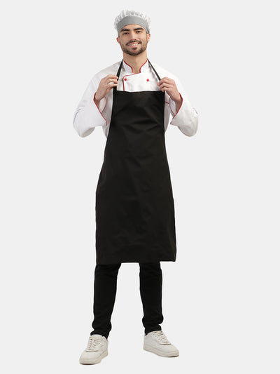 BLACK WATER PROOF LONG APRON