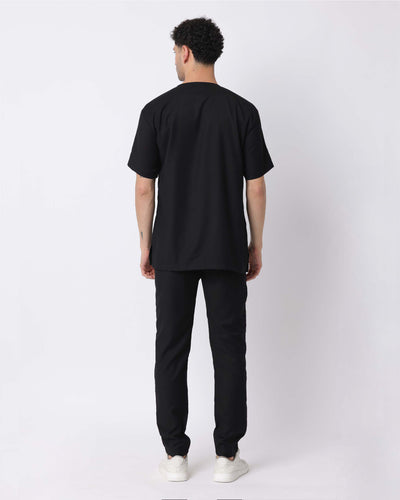 Spunny Scrub Suit Set Black hover