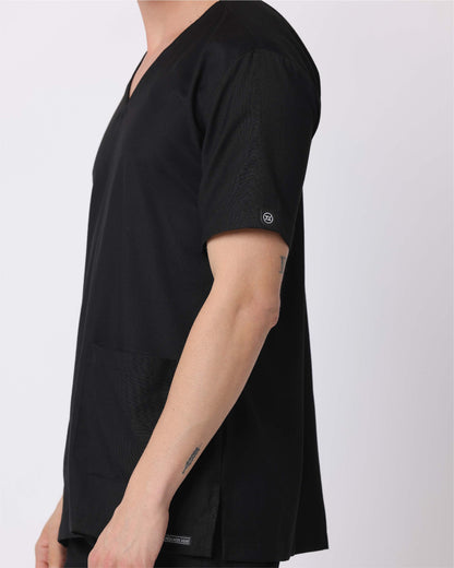 Spunny Scrub Top Black