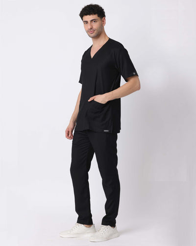 Spunny Scrub Pants Black hover