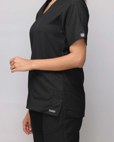 Spunny Scrub Top Black hover