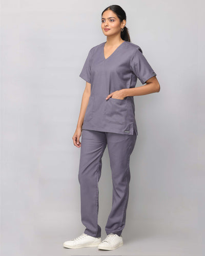 Spunny Scrub Suit Set Grey hover