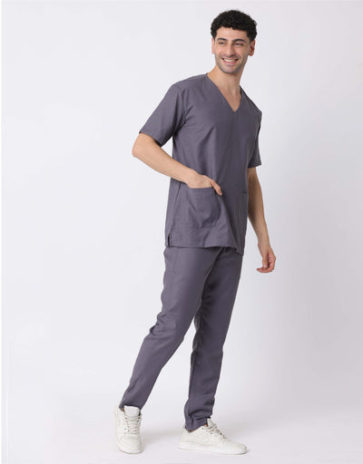 Spunny Scrub Top Grey hover