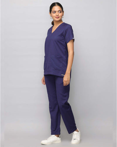 Spunny Scrub Suit Set Navy Blue hover