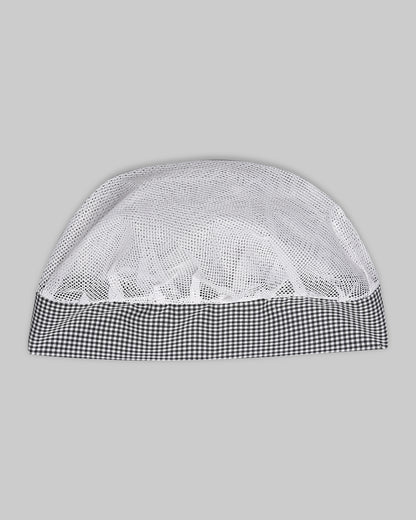 Head Cap Knitted Black & White