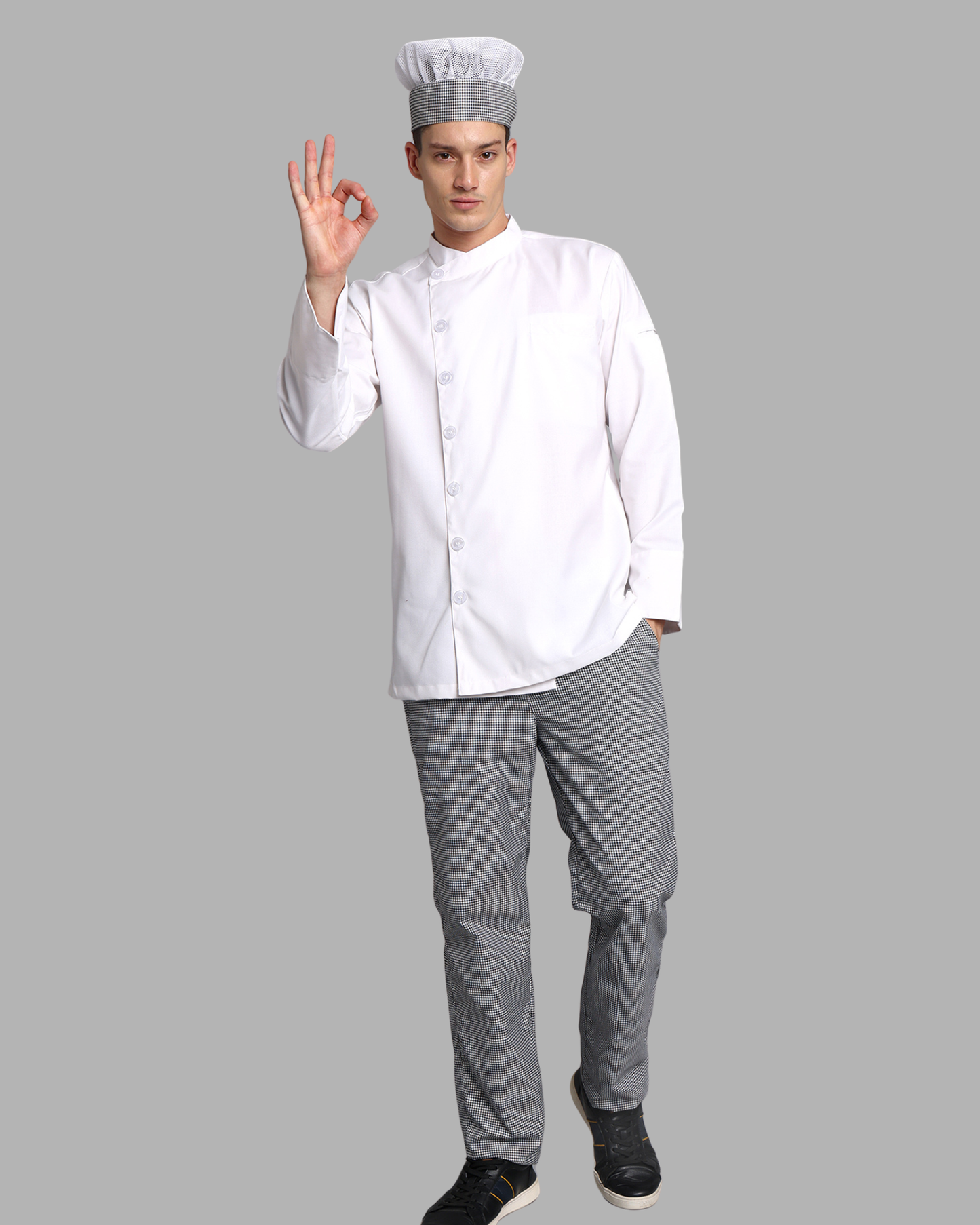 White Full Sleeve Chef Jacket