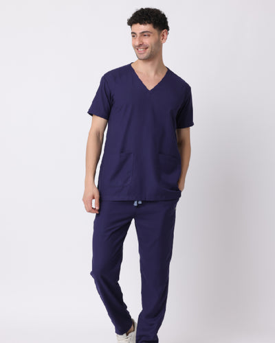 Spunny Scrub Suit Set Navy Blue