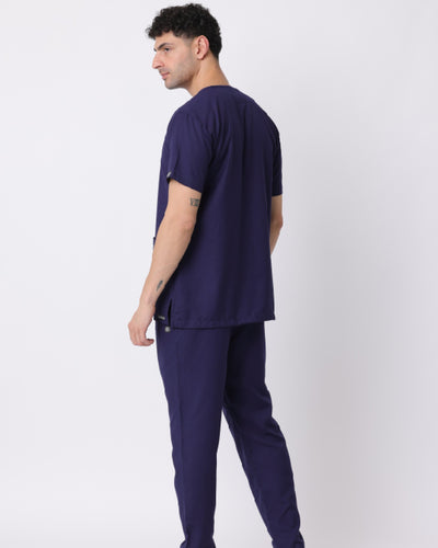 Spunny Scrub Suit Set Navy Blue hover