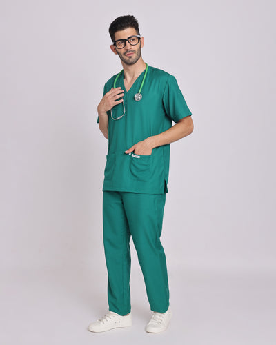 Spunny Scrub Suit set green