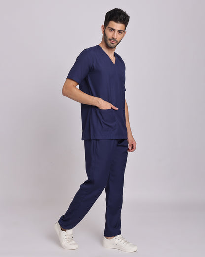 Spunny Scrub Suit Set Blue