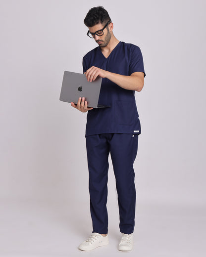 Spunny Scrub Suit Set Blue