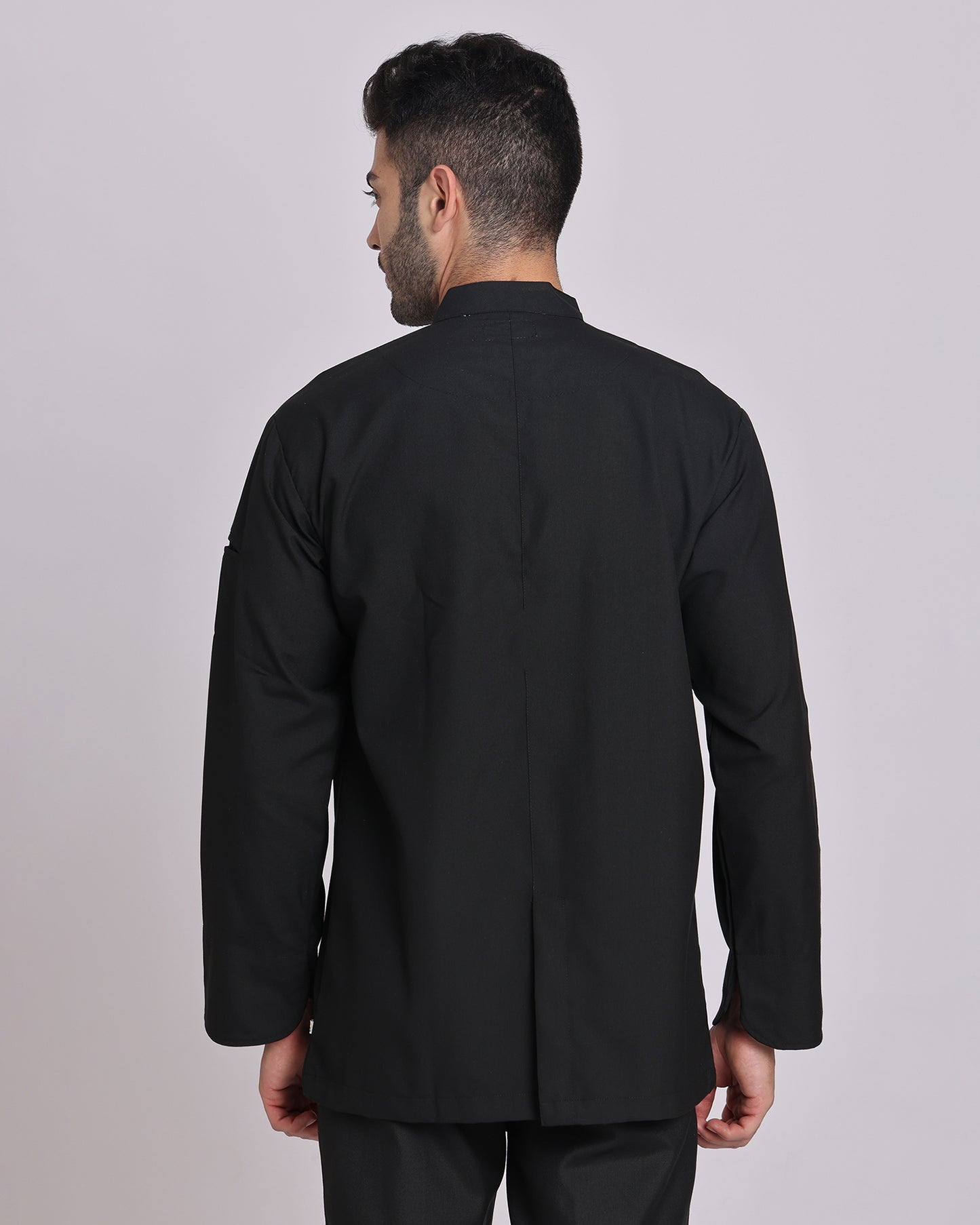 Black Full Sleeve Chef Jacket