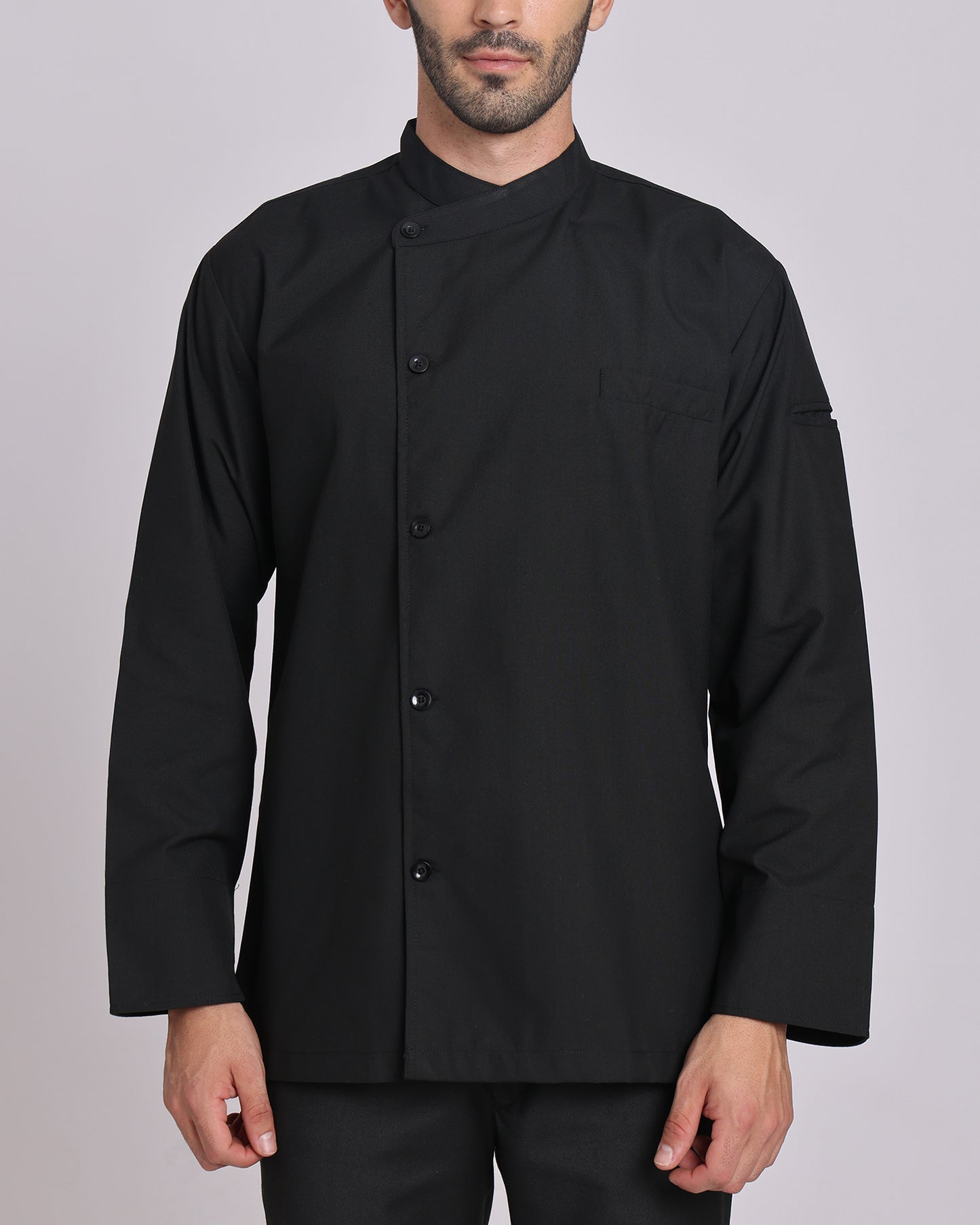 Black Full Sleeve Chef Jacket