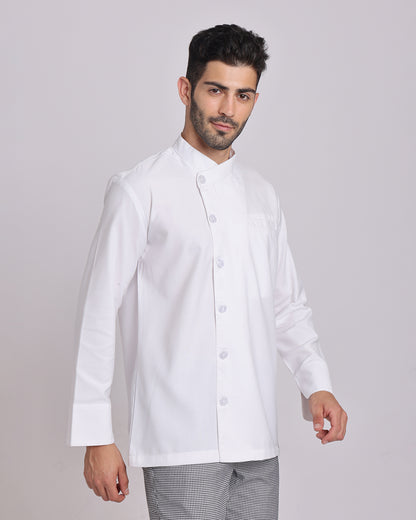 White Full Sleeve Chef Jacket