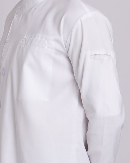 White Full Sleeve Chef Jacket