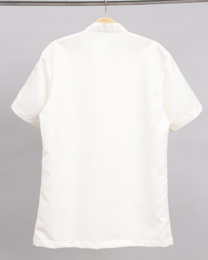 Half Sleeve Chef Jacket White